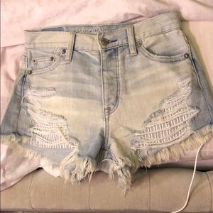 American Eagle Vintage Hi-Rise Festival Shorts